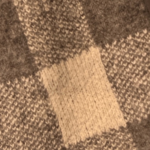 Grey check crew neck sweater - Picture 3 of 5